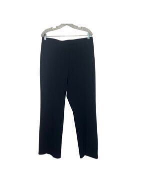 Sag Harbor Stretch Slimming Pants Petite Size 12P Black New Office Work